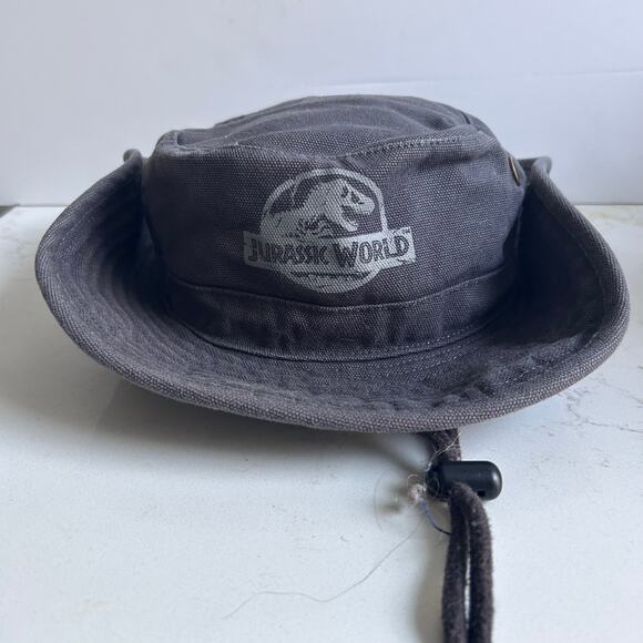 Jurassic World Safari Boonie Hat • Universal Studios • Gray • Adult Adjustable - Picture 2 of 3